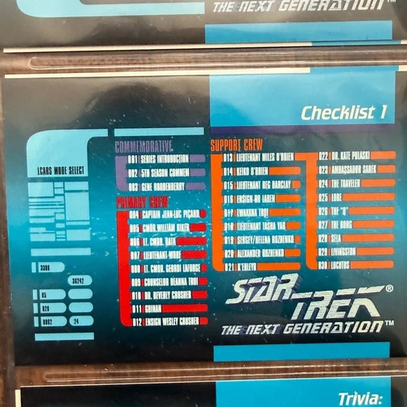 1992 Impel Star Trek TNG Inaugural Edition Complete Base Set #1-120 - Picture 9 of 17